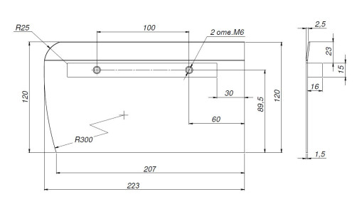 Лопасти для TSS DMR, DMD600 (к-т из 4 лопастей)