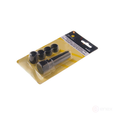 Набор инструмента ER-86105 для восстановления свечей зажигания (9.5, 11.1, 12.7, 19 мм.) для отверстий 14 ЭВРИКА 1/25/100