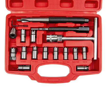 A set of ER-86710 devices for cleaning nozzle seats, 17p. in a EUREKA case /1/10