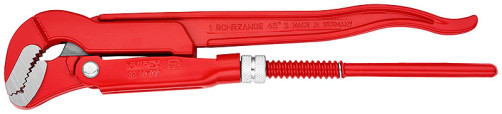Pipe wrench 1", S-shaped thin sponges, Ø42 mm (1 5/8"), L-320 mm, Cr-V