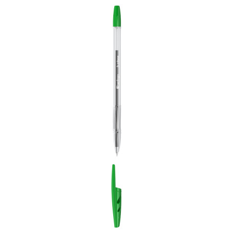 Ручка шариковая Berlingo "Tribase" зеленая, 1,0 мм