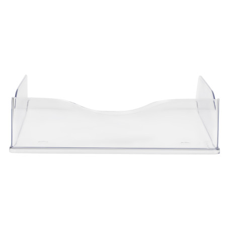 Лоток для бумаг горизонтальный СТАММ "Тропик", прозрачный