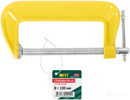 Струбцина тип "G" 100 мм (4")