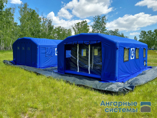 Pneumatic frame modules for sanitation