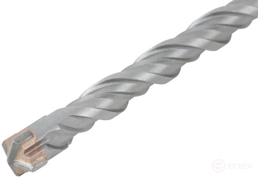 Бур по бетону SDS-PLUS, Профи, крестообразная вставка, двойная спираль, 12 х 310 мм