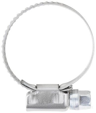 Хомут обжимной накатной, ширина 9 мм, нерж.сталь 20-32 мм