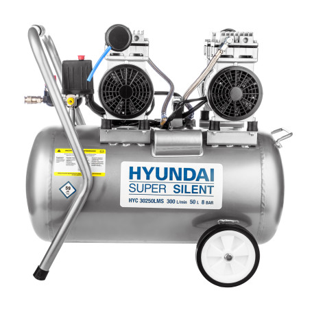 Oil-free compressor HYUNDAI NUS 30250LMS piston, silent
