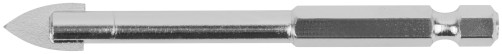 Сверло по кафелю, шестигранный U-хвостовик под биту 8 мм