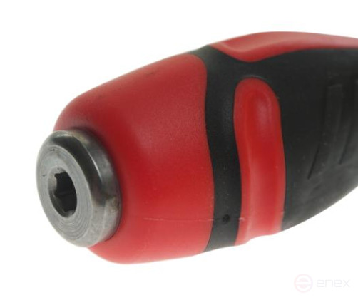 Отвертка шлицевая SL 8.0х200мм усиленная со сквозным стержнем (сталь Cr-Mo) JTC