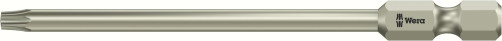 3867/4 TS TORX® BO бита, с отверстием под штифт, нержавеющая сталь, хвостовик 1/4" E 6.3, TX 15 x 89 мм