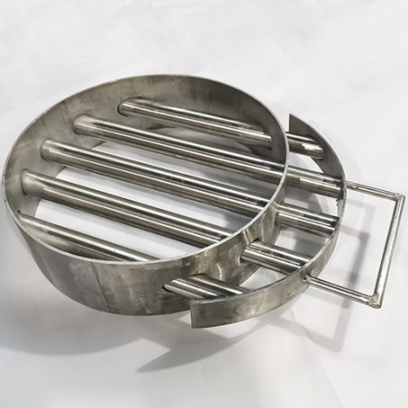 Магнитная решетка ПРОФ-МАГНИТ круглая с системой очистки, 250х80 мм, 5 стержней