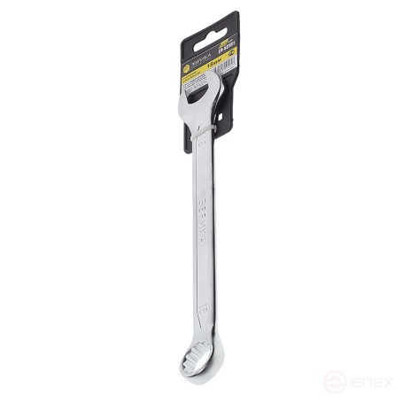Ключ комбинированный 18мм ER-53181 (Chrome vanadium) на держателе PRO ЭВРИКА 1/10/120