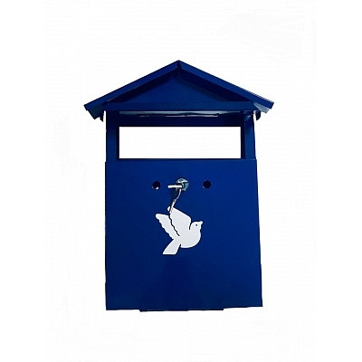 Ящик "Домик Голубь" c китайским замком (порошковое покрытие)