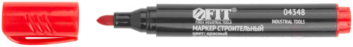 Маркер строительный перманентный, красный