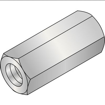 Connecting nut M12x40