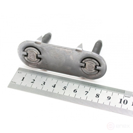 Rubberized lock for connecting conveyor belts. The tape thickness is 5-11 mm