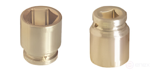 Головка ударная торцевая искробезопасная 6-гр. (1-1/2")110A-30 AlCu, HORTZ