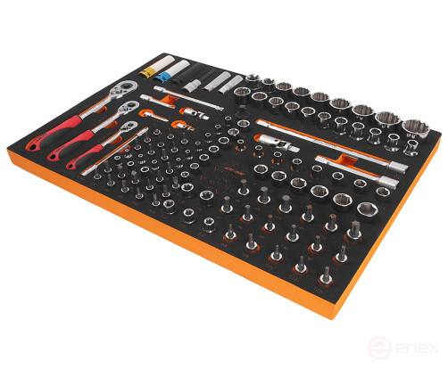 A set of tools 116 items locksmith and assembly (MERCEDES) in the JTC box