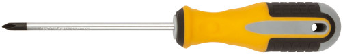 Screwdriver "Start", CrV steel, rubberized handle 5x100 mm PH1