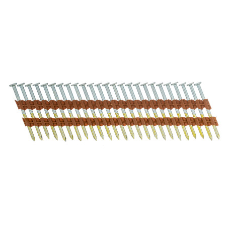 Nails for pnev. nylon (digitized), length - 50 mm, diameter - 2.9 mm, 2000 pcs. Denzel