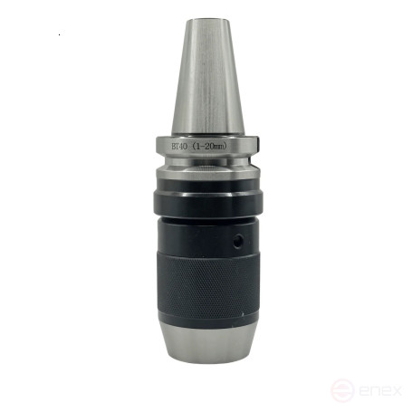 Self-locking drilling chuck PSS 20 (1.0-20.0), with BT40 shank, type BT40-APU20-110 TORNERI T027214