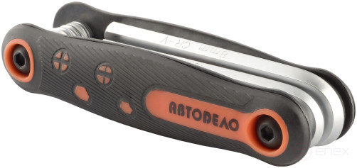 Набор шестигранников 8ч в обойме (1,5-8мм; CR-V) АвтоDело 30348