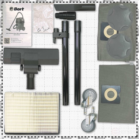 Пылесос для сухой и влажной уборки BORT BAX-1530M-Smart Clean