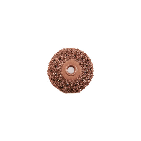NS05-6418 Rough hemisphere, Ø55x25mm, AH 3/8"-24 thread, 18 Grit