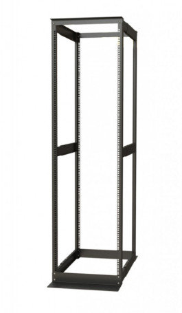 ORK2A-3268-RAL9005 Open rack 19-inch (19"), 32U, height 1625 mm, two-frame, width 550 mm, depth adjustable 600-850 mm, color black (RAL 9005)