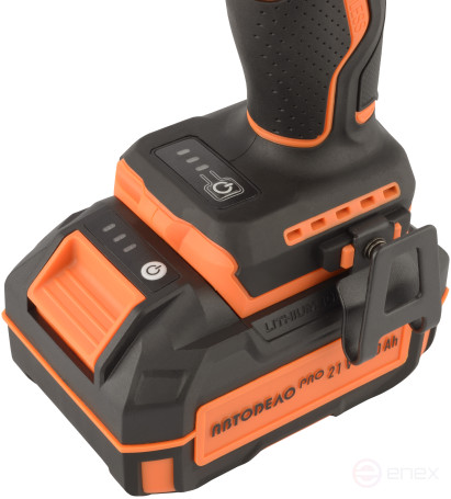 Аккумуляторный ударный гайковёрт 450Н*м 21V (в кейсе) АвтоDело PRO 46132