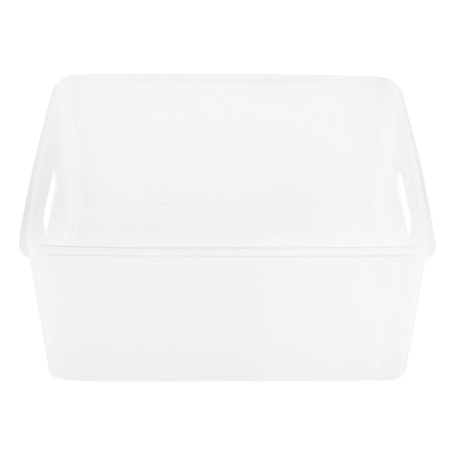 Контейнер для документов СТАММ А4, 260*330*160мм, пластик., прозрачный