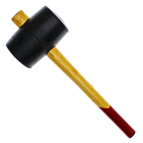 Киянка резиновая, черная, деревянная ручка 910гр, ЧЕГЛОК (12/24)