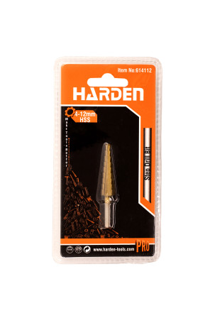 Step drill for metal 4-12 mm HSS // HARDEN