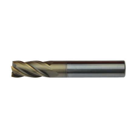 High-performance carbide end milling cutter D10x22x32x70x10 Z4 TiSiN