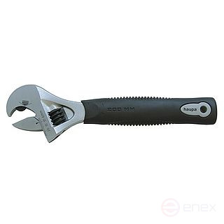 Adjustable wrench with ratchet mouth 200 mm