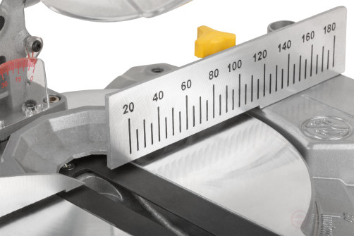 Miter saw 1400 W; 4500 rpm; 210/30 mm; 6.5 kg; cut. tilt.; used brushes; block of spindles; box