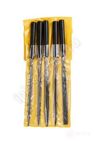 Набор надфилей 160 №00 (кр,полукр,плск,квдр,трхгр)