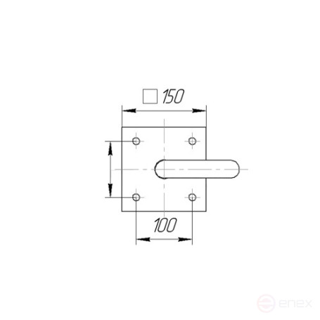 Gusak-penetration on a flat roof for cable entry PG 48/41-2000 MALIEN (outer pipe diameter = 48 mm, inner DN = 41 mm, powder-polymer coating RAL 7040)
