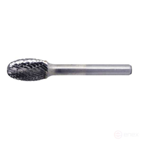 Carbide oval borehole type E d10 double notch
