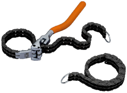 Articulated chain puller, 350 mm chain