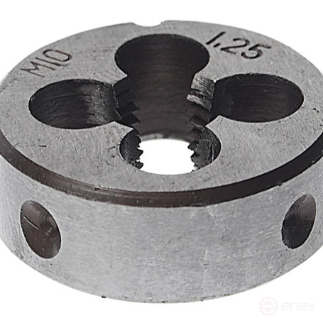 Плашка ER-01012P M10x1,25-ø30мм, в пластиковом футляреЭВРИКА /1/10