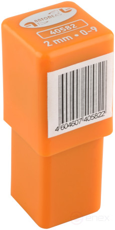 A set of digital stamps 2mm "Avtodor" (high hardness) 40582