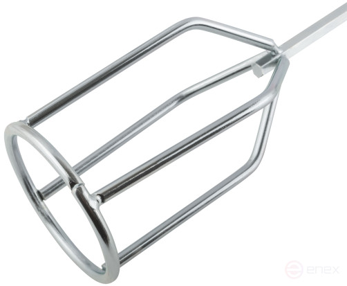 Миксер для строительных смесей повышенной вязкости оцинкованный 80х400 мм