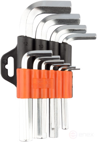 Набор Г-обр. шестигр. 10ч (1.5-12мм; CR-V) (АвтоDело) 30342