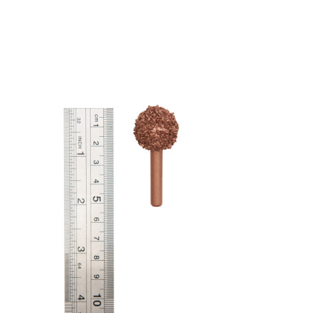 NS05-5016 Rough ball Ø20mm, pin 6.3mm, 16 Grit