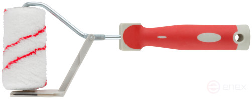 Edging roller, 30 core, acrylic, 11 mm pile, 2-K handle, 100 mm