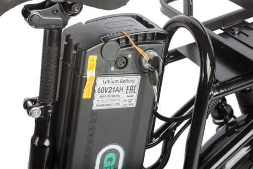 Электровелосипед Gelbert Khan Monster 1, черный