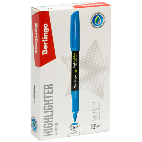 Text separator Berlingo "Textline HL400" blue, 0.5-4 mm