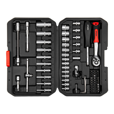 Набор инструментов AV Steel 72 предмета, 1/4, профессиональный