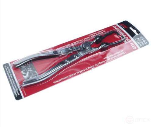 Pliers for fuel hose connectors with JTC rotary jaws